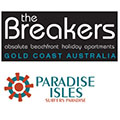 The Breakers Gold Coast Australia & Paradise Isles Logos